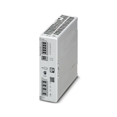 Phoenix Contact Switching Power Supply; TRIO3-PS/3AC/24DC/10; 24VDC OUT; 10A; 400-500VAC IN; 3-Phase; DIN Rail Mount; Plastic